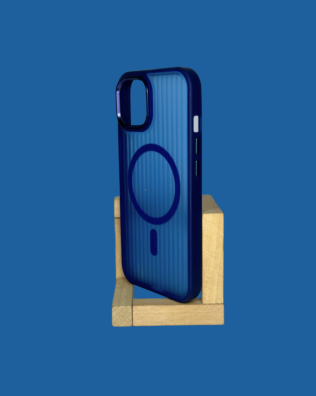 Frosted Semi Translucent Lining Design- MagSafe Compatible for iPhones