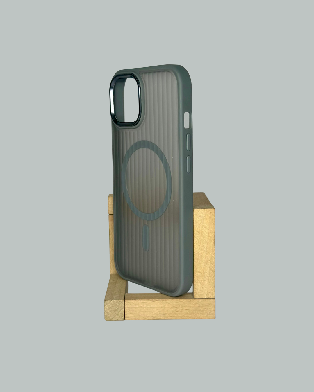 Frosted Semi Translucent Lining Design- MagSafe Compatible for iPhones