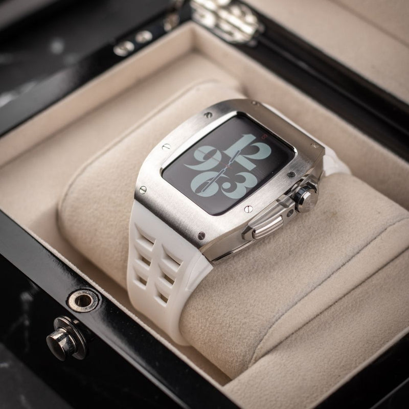 45MM Sports Edition Luxury iWatch Case: Silver