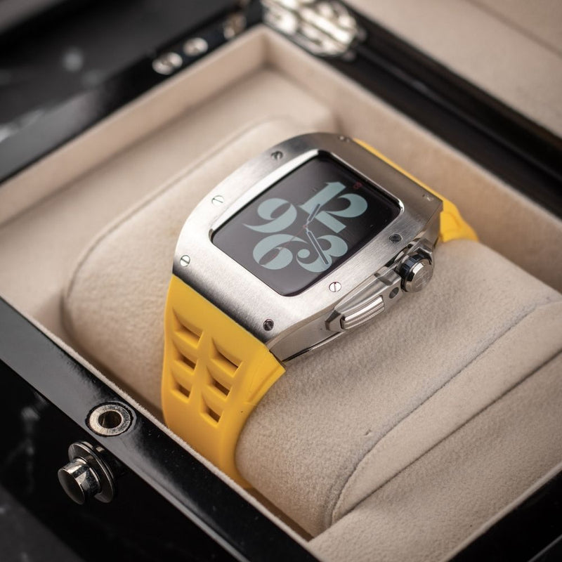 45MM Sports Edition Luxury iWatch Case: Silver