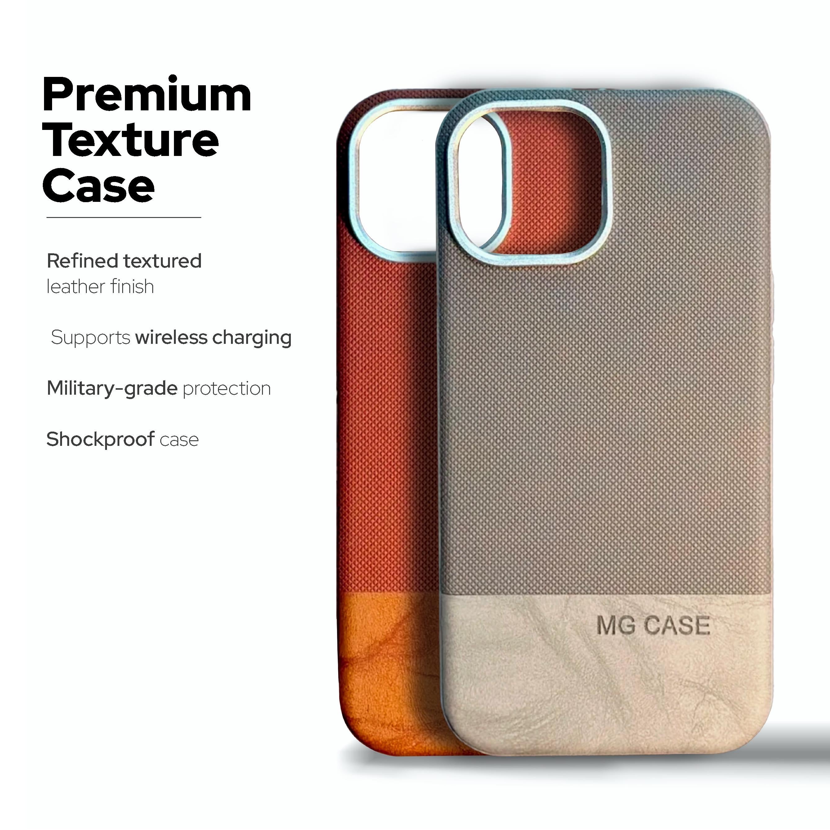 Premium Texture Case for iPhone 16 and iPhone 15 Series