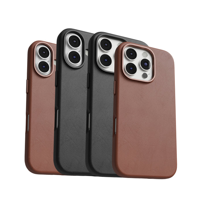 iPhone 16 Series - Premium Full Grain Leather Case for iPhone