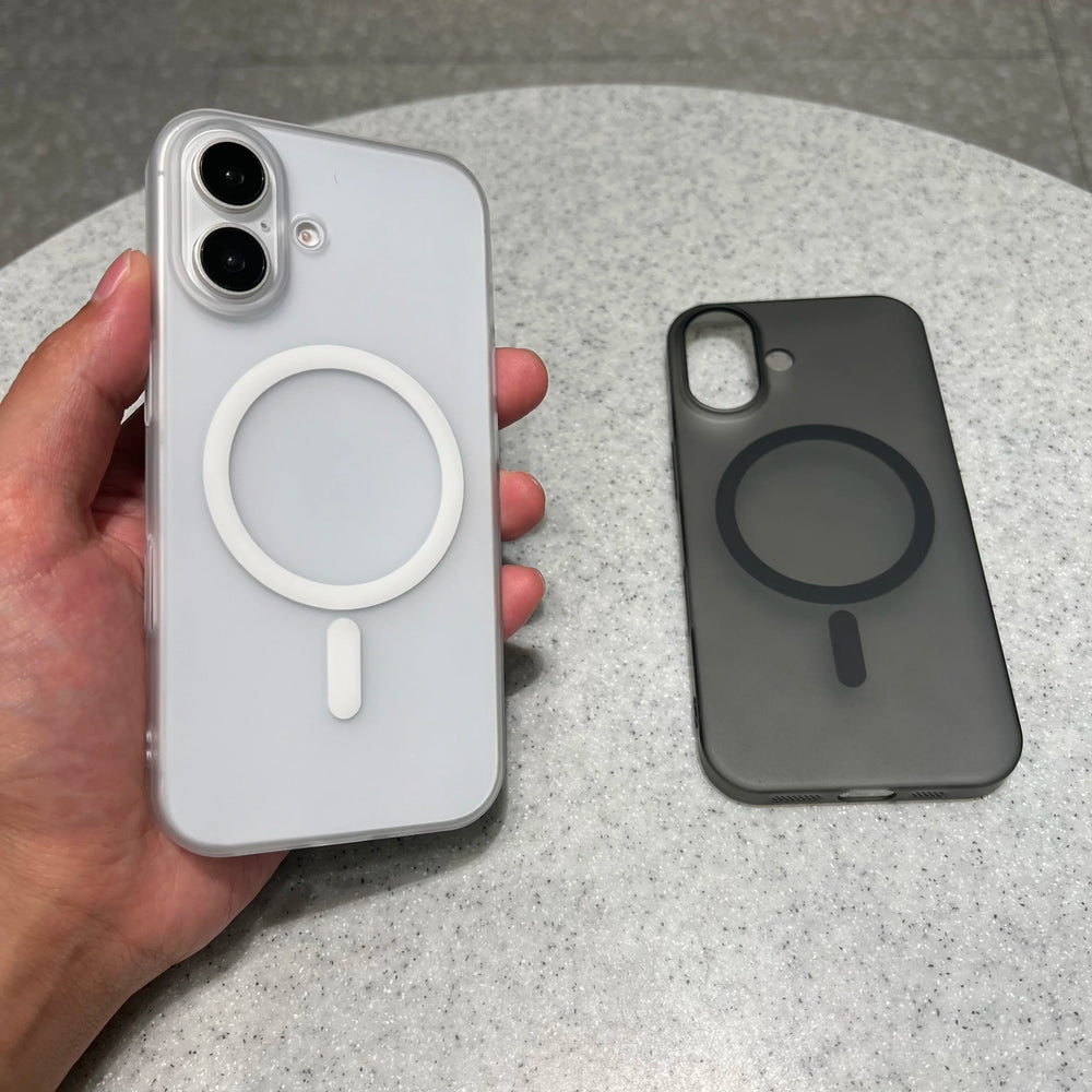 iPhone 16 Series Cover: Matte Finish MagSafe Protective Case