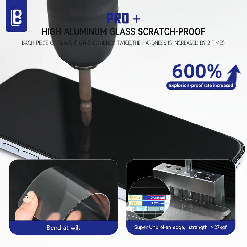 iPhone 16 and 15 Series: 5D Screen Protector, Anti Scratch, with Easy to Apply Dust Free Box