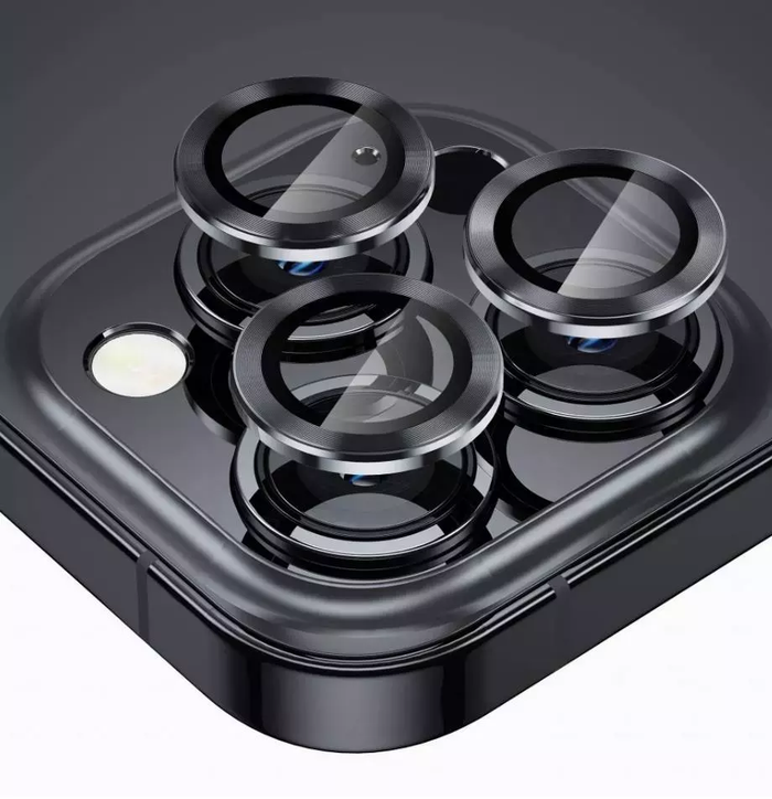 iPhone 14 Pro & Pro Max Series 3D Metal Camera Ring Lens Protector