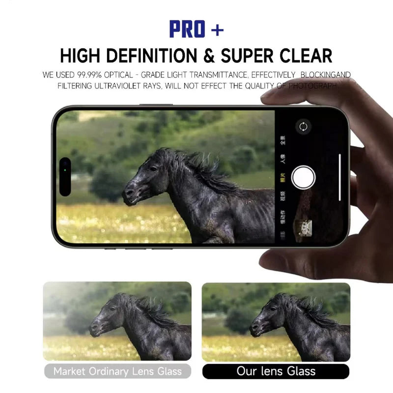 iPhone 16 Pro Series : Stainless Steel | Sapphire Glass Camera Rings | PVD