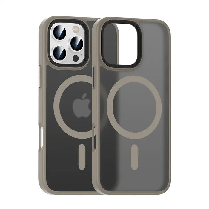 iPhone 16 Series : Premium Frosted Case with MagSafe