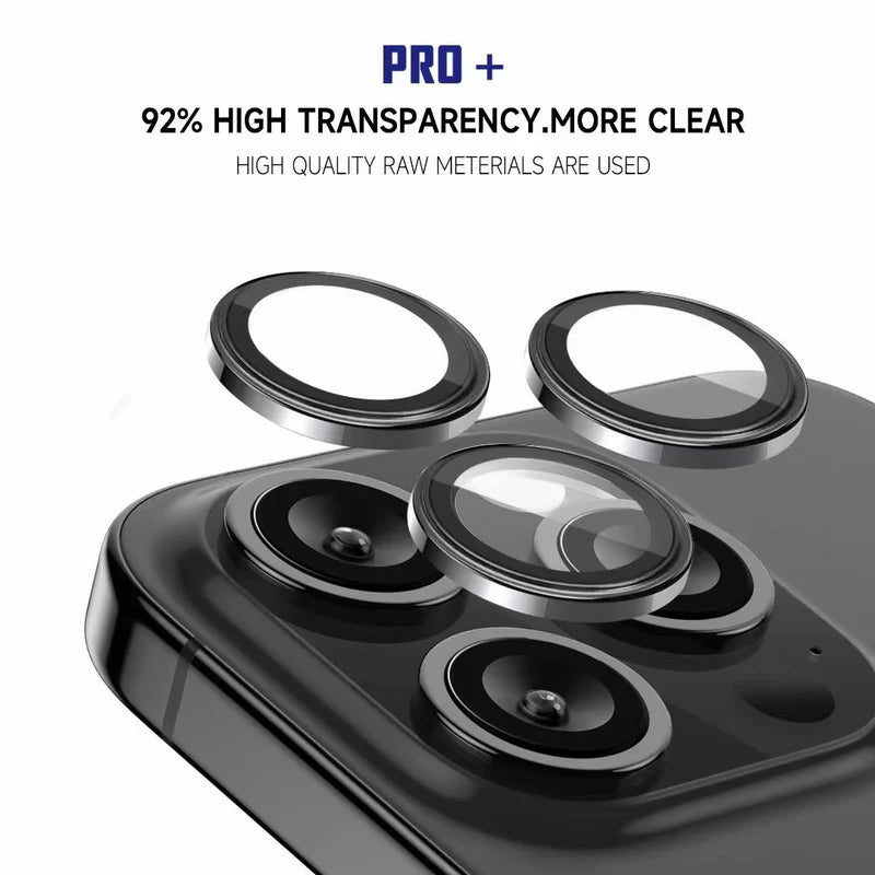iPhone 16 Pro Series : Stainless Steel | Sapphire Glass Camera Rings | PVD