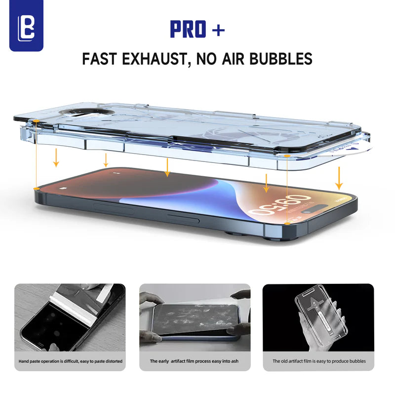 iPhone 16 and 15 Series: 5D Screen Protector, Anti Scratch, with Easy to Apply Dust Free Box