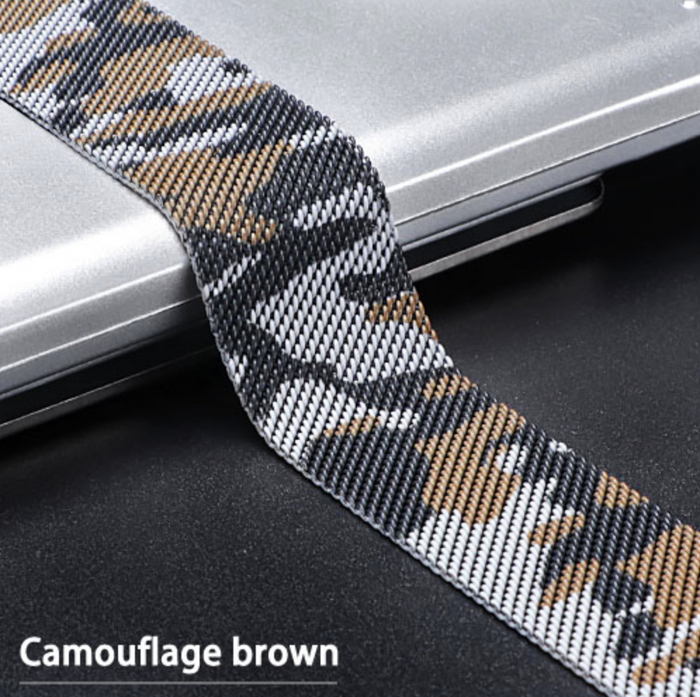 iWatch Camouflage Milanese Loop- 38/40/41 | 42/44/45/46 | Ultra