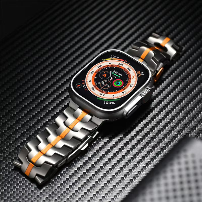 Titanium Dual Color Strap For Apple iWatch 49 MM Series Ultra/Ultra 2