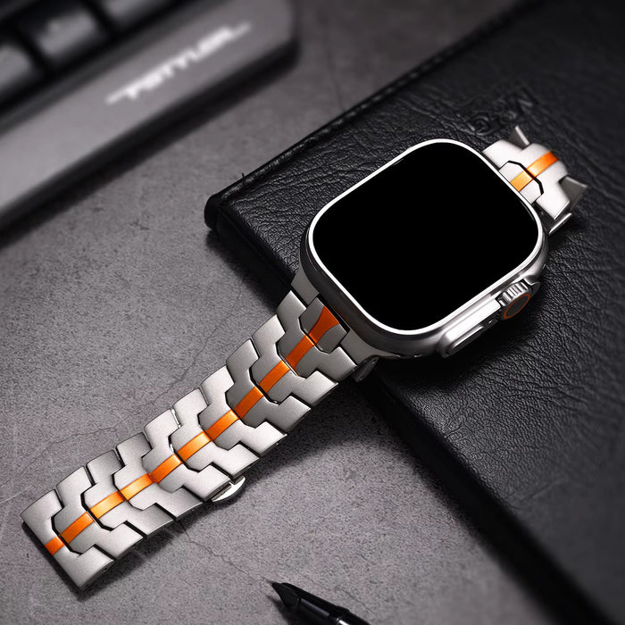 Titanium Dual Color Strap For Apple iWatch 49 MM Series Ultra/Ultra 2