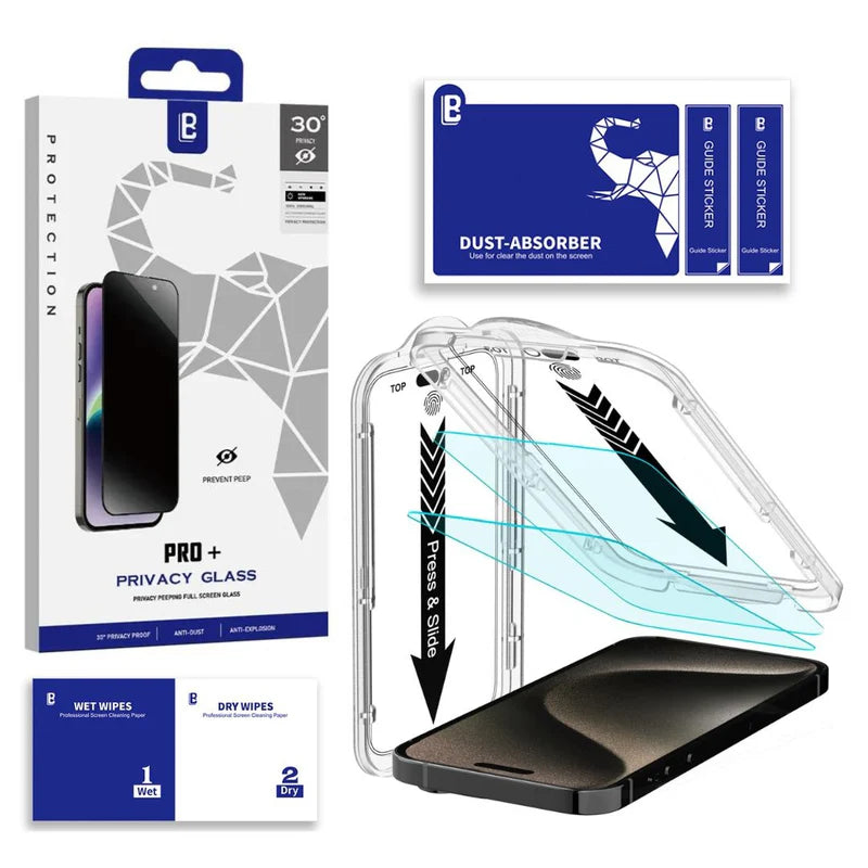 iPhone 16 and 15 Series: 5D Screen Protector, Anti Scratch, with Easy to Apply Dust Free Box
