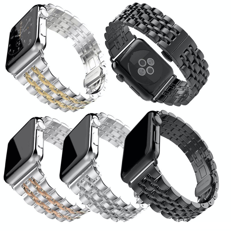 iWatch Stainless Steel Link Bracelet- 38/40/41 | 42/44/45/46 | Ultra
