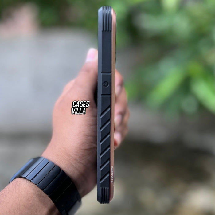 iPhone 14 Series - Gold Defence Shield Metal Cover | Military Grade Protection