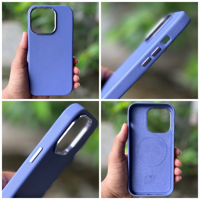 iPhone 14 Series Cover- Genuine Leather Case with Mag-Safe