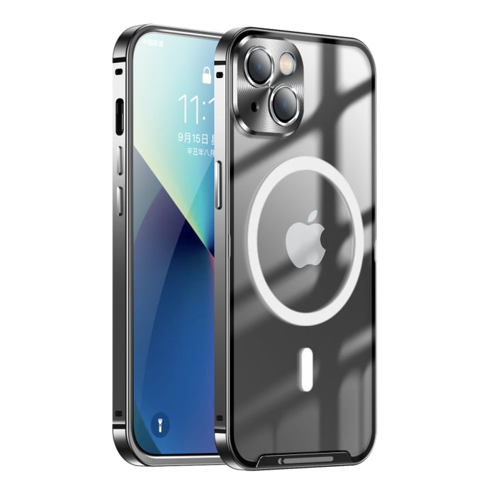 iPhone 14 Series : Metal Upgraded Lock MagSafe Cover with Camera Lens Protector