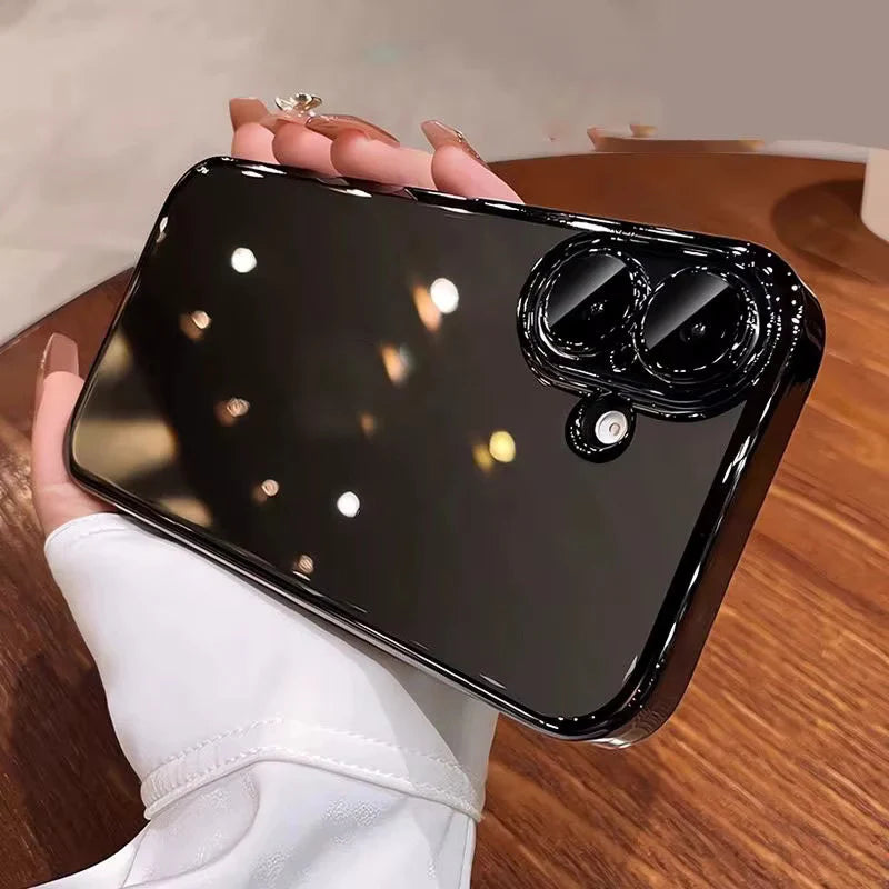 iPhone 16 Series: Luxury Electroplating Case with Camera Protection